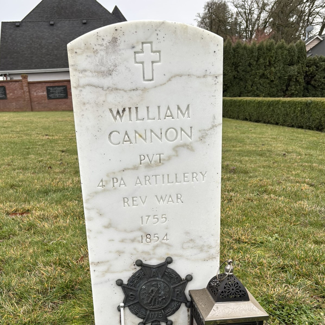 Wreath-Laying Ceremony at the Gravesite of American Revolutionary War Patriot William Cannon