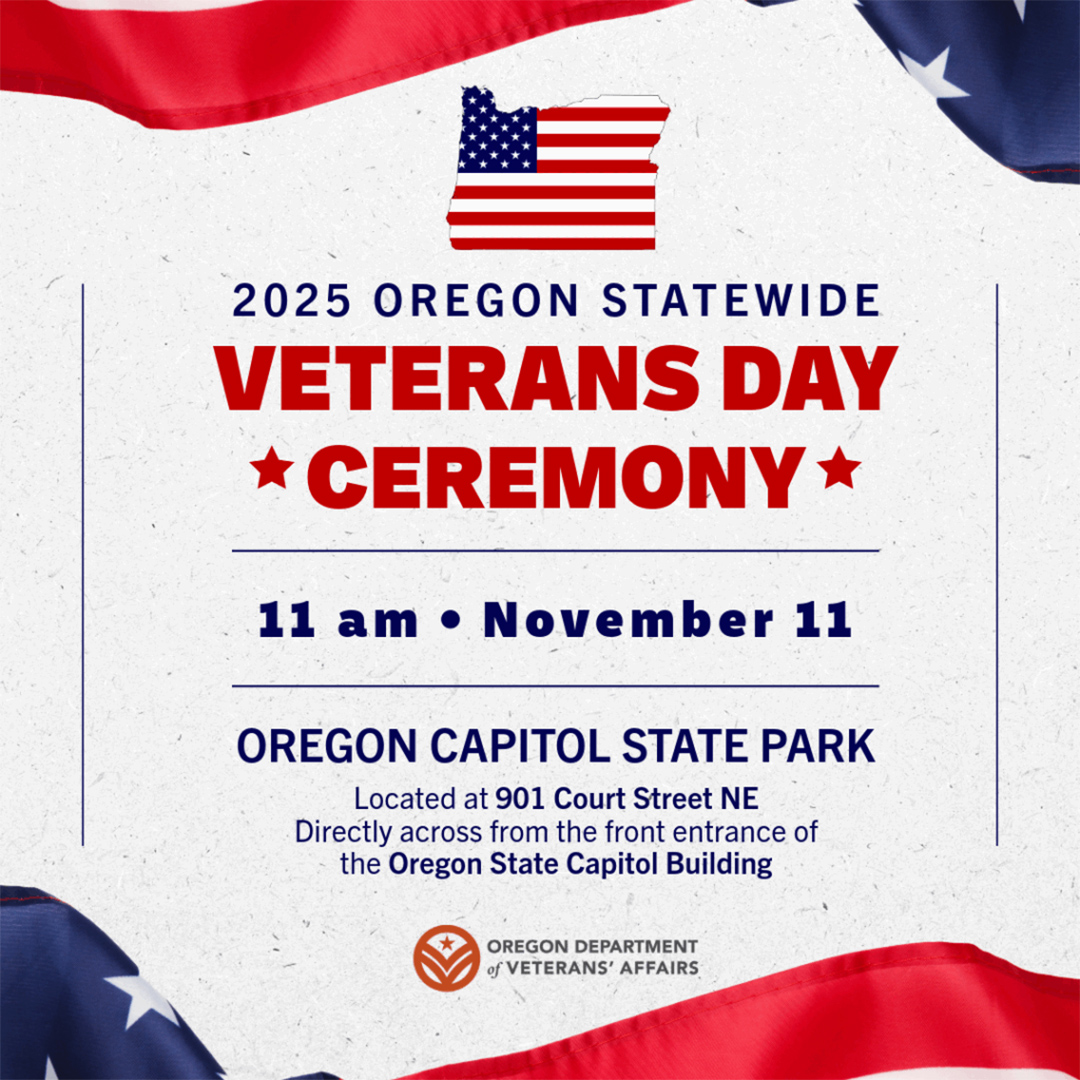 2025 Oregon Statewide Veterans Day Ceremony