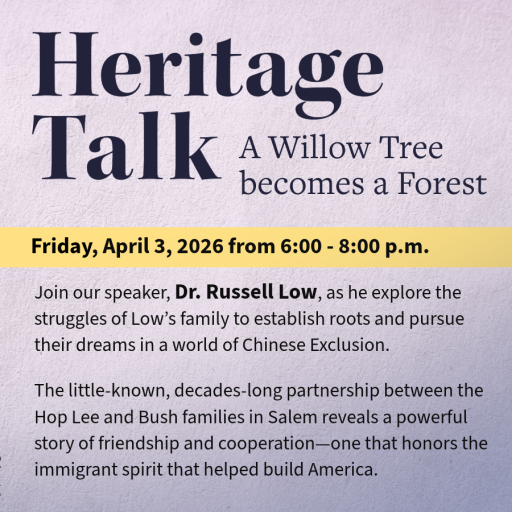 Heritage Talk: A Willow Tree Becomes a Forest