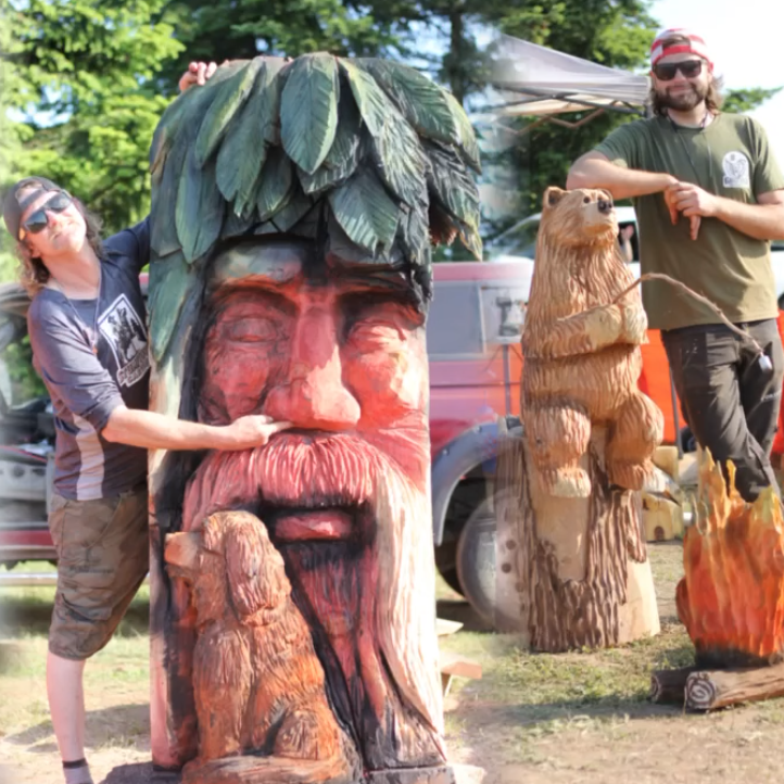 Sandy Invitational Chainsaw Competition Forest Festival