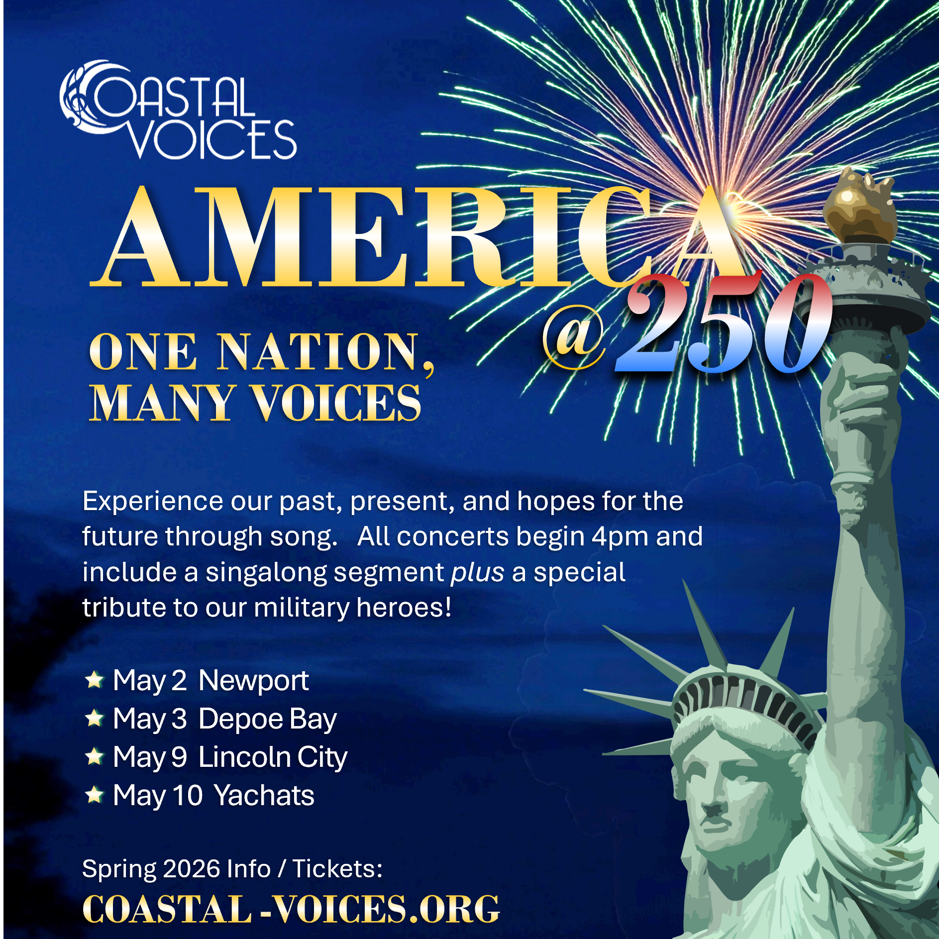 America @ 250: One Nation, Many Voices Concert Series