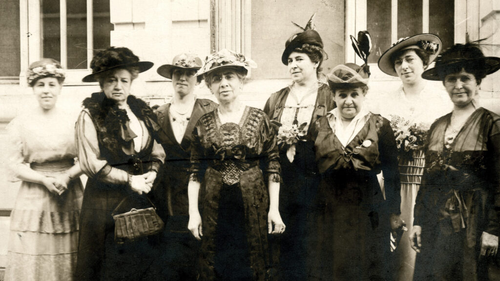Historic photo of OJM Presidents NCJW Tillie Selling