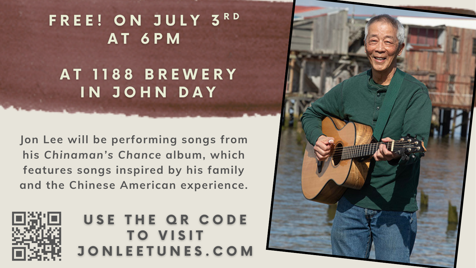 Jon Lee Concert Flyer