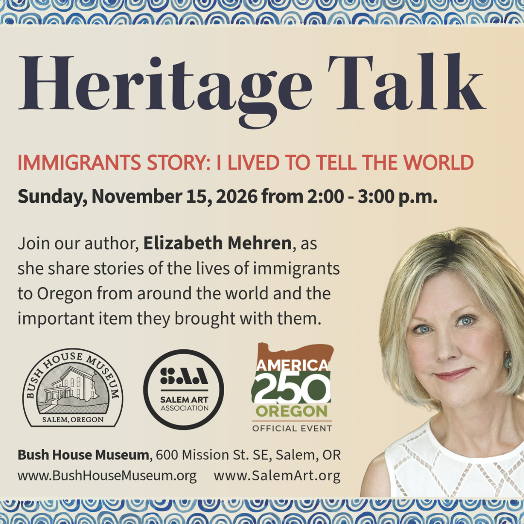 Heritage Talk with Elizabeth Mehren